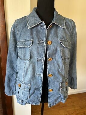 Sigrid Olsen Light Blue Denim Jacket